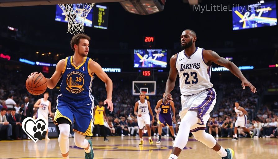 golden state warriors vs lakers match player stats